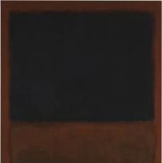 Marcus Rothkowitz dit Mark Rothko (1903-1970), Untitled (Black, Red over Black on Red). 1964, peinture (huile sur toile), 205 x 193 cm. Paris, Centre Pompidou – musée national d’Art moderne – Centre de création industrielle (dation, 2007 ; AM2007-126)