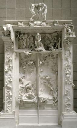 La Porte de l'Enfer - Rodin - plâtre - musée d'Orsay
