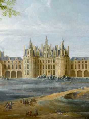 Le château commencé par François Ier a été achevé par Louis XIV. Jules Hardouin-Mansart, en 1680-86, achève l’aile ouest, la chapelle, l’enceinte basse. Louis XIV viendra fréquemment à Chambord, avec Lully et Molière Il fait aménager des appartements confortables pour lui et pour Madame de Maintenon.