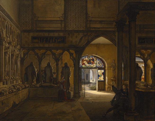 La Folie de Charles VI  - Salle du XIVe siècle au musée des Monuments Français