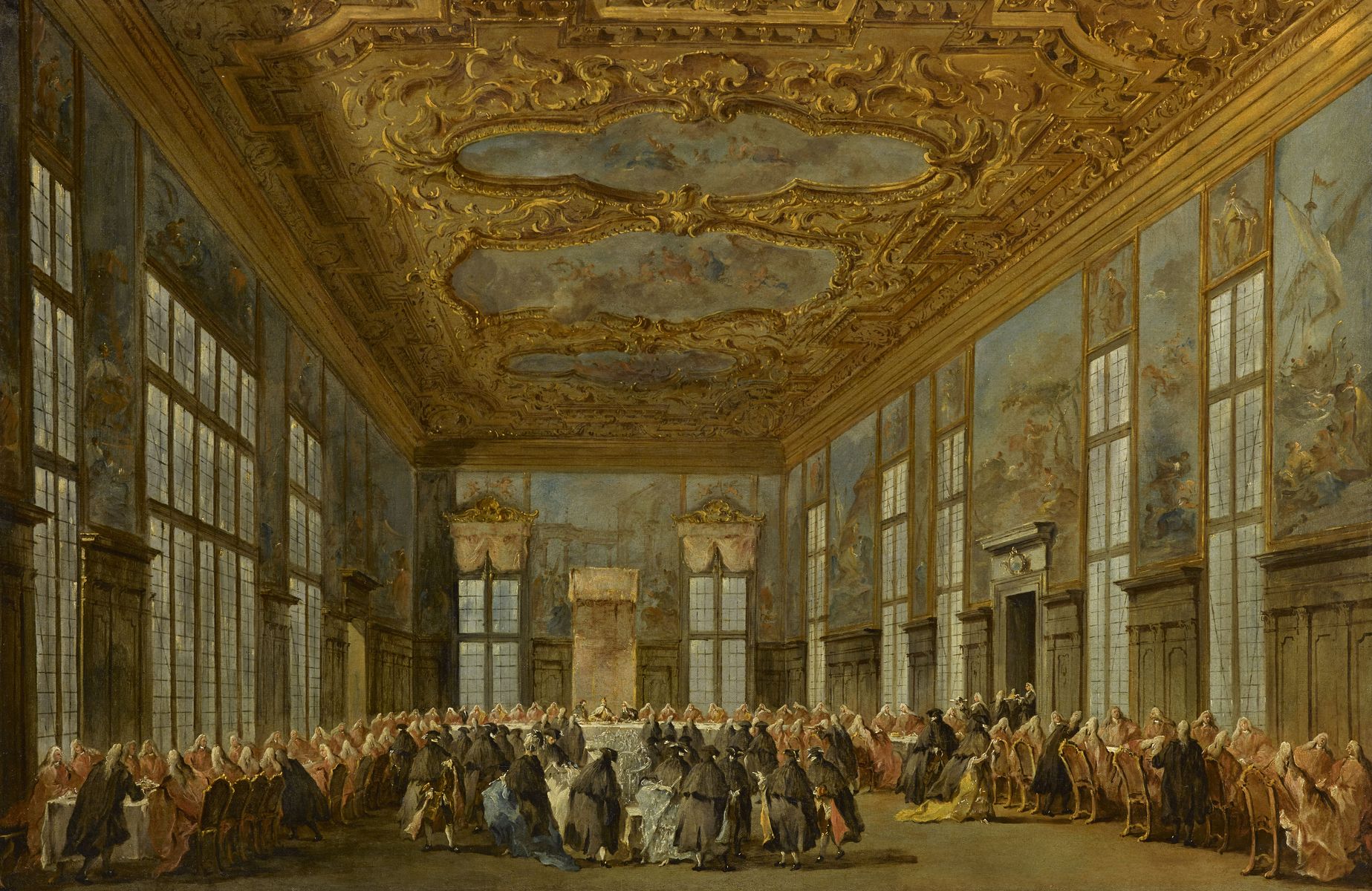 Le Doge offre à déjeuner aux ambassadeurs Le Doge offre à déjeuner aux ambassadeurs