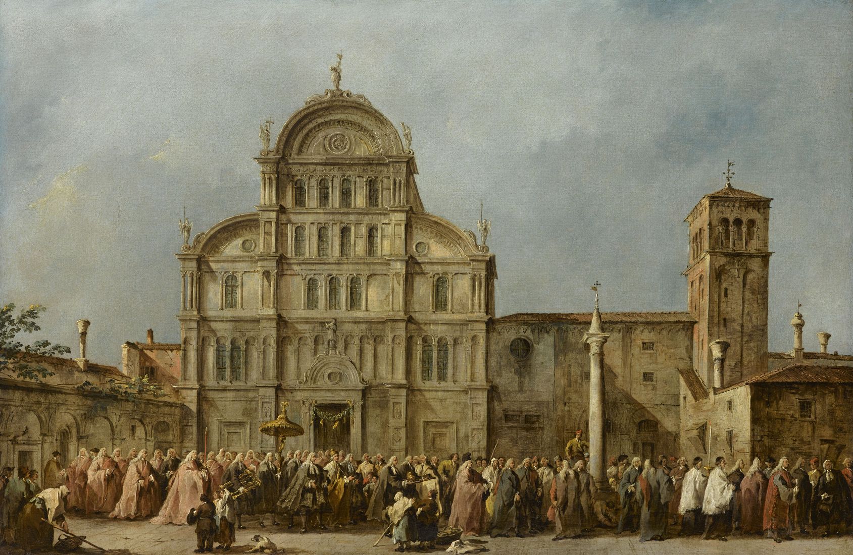 La Procession du doge de Venise à l'église de San Zaccaria La Procession du doge de Venise à l'église de San Zaccaria