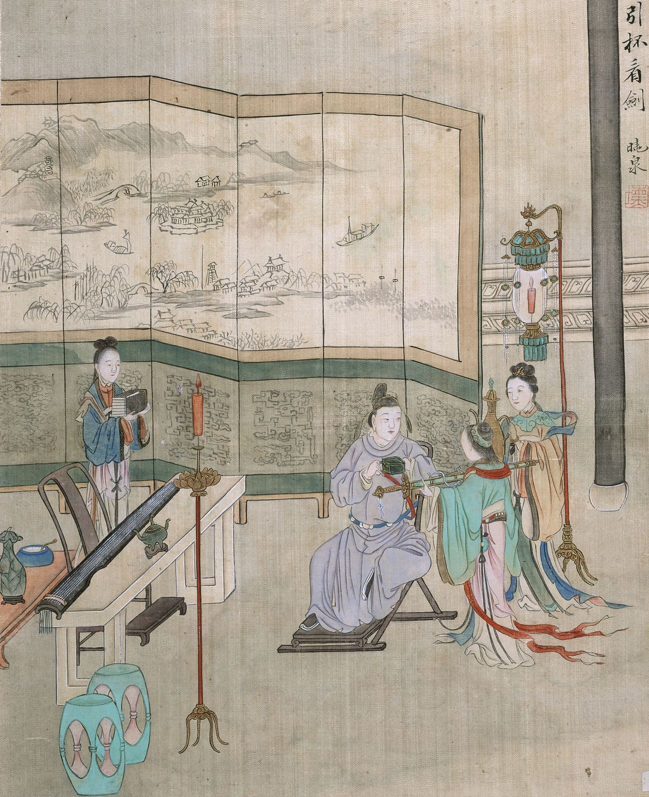 Scènes de la vie des lettrés