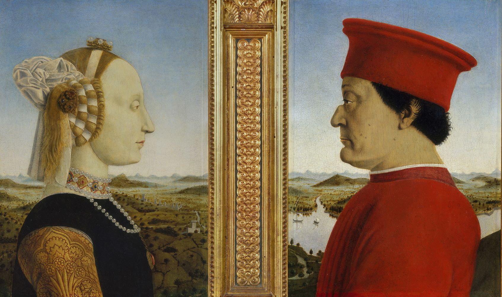 Frédéric de Montefeltre et de Battista Sforza
