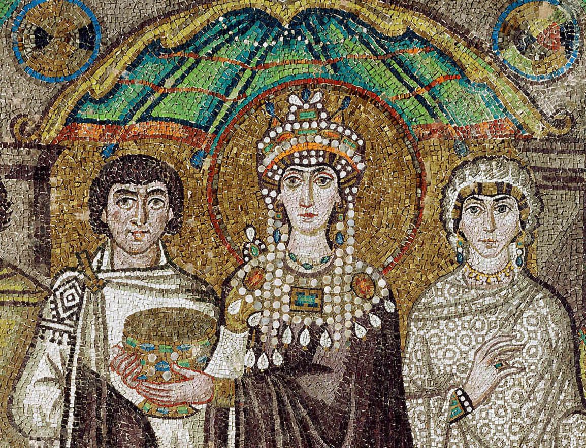 Théodora et les dignitaires de la cour