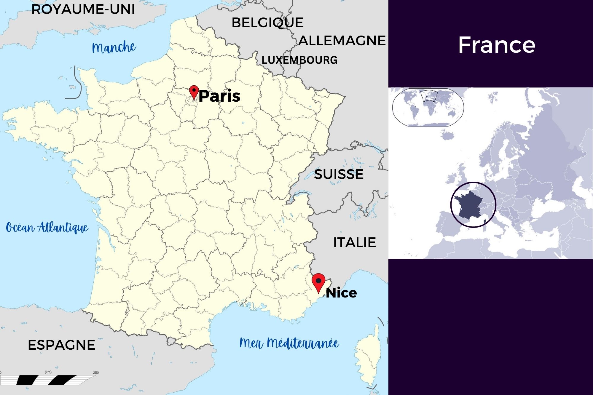 Carte de France 