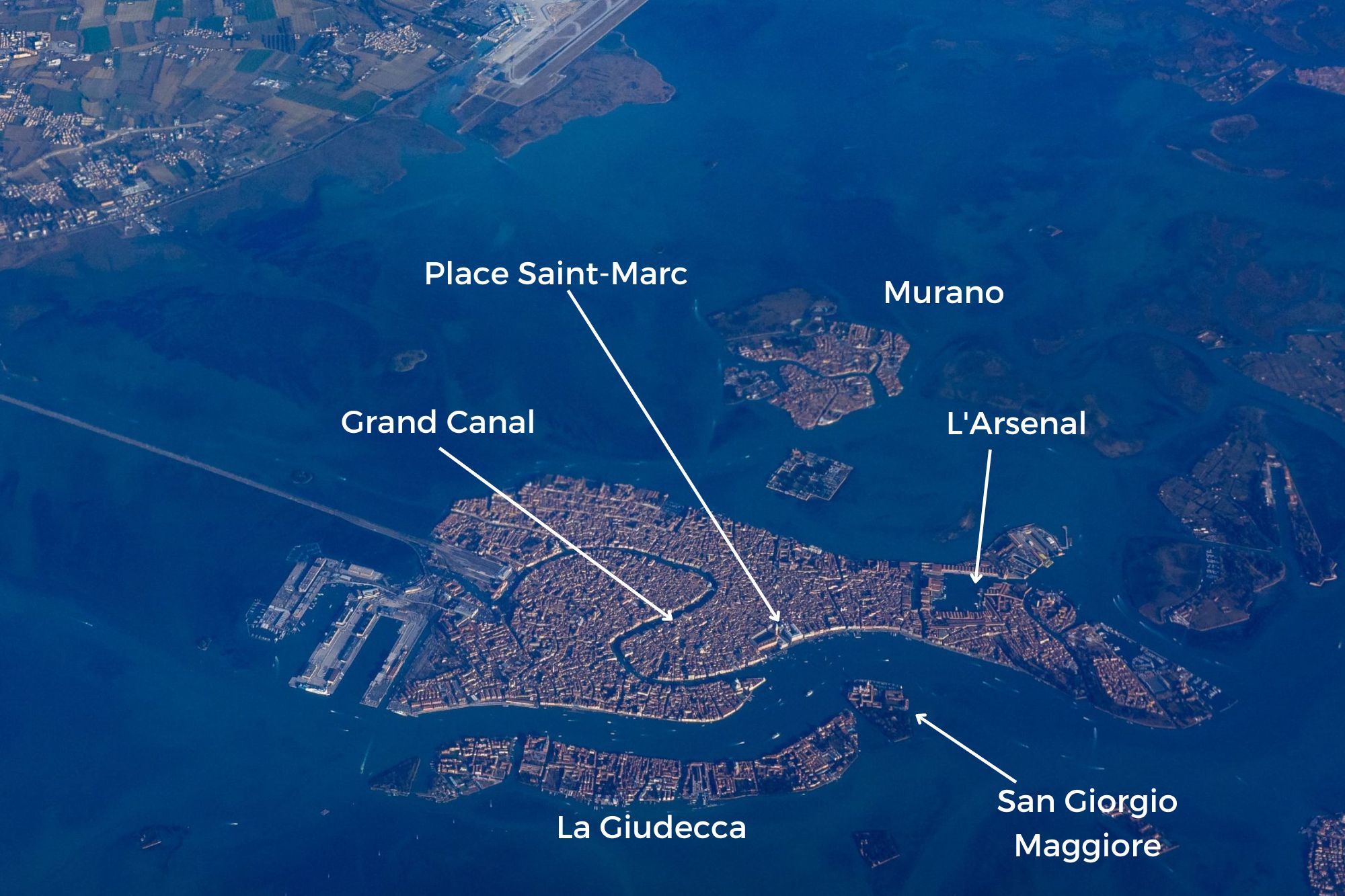 Venise vue du ciel Venise vue du ciel
