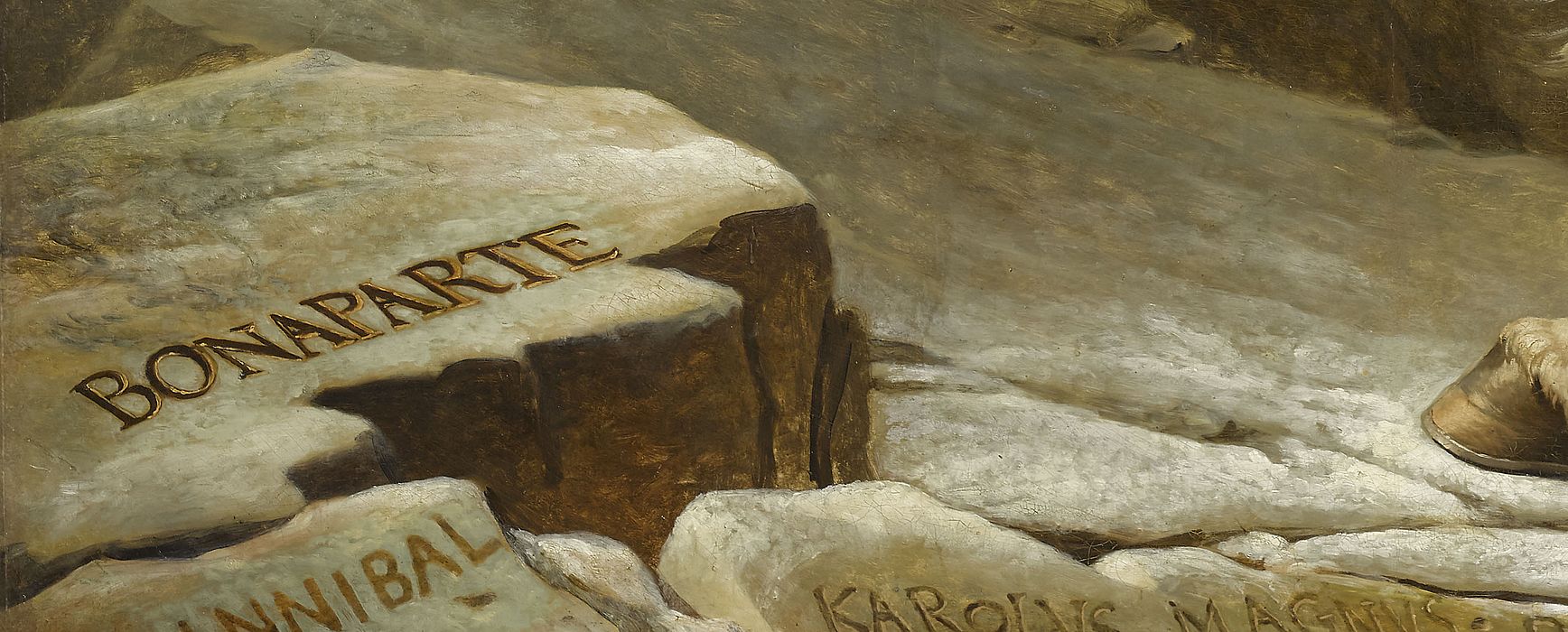 Le Premier consul franchissant les Alpes au col du Grand Saint-Bernard