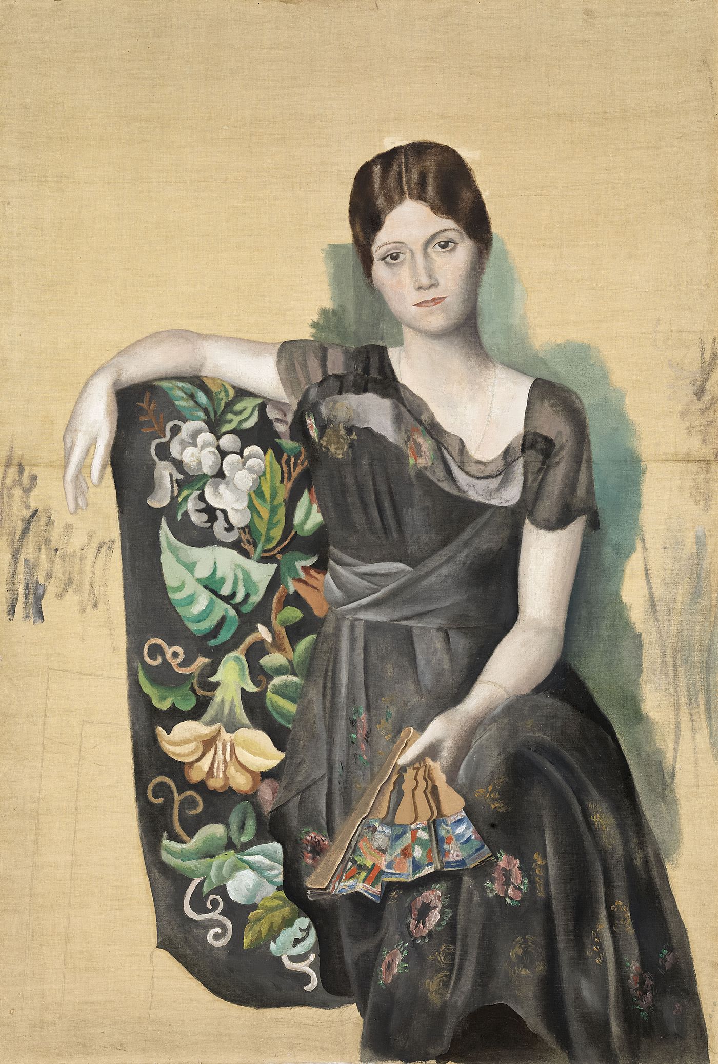 Portrait d’Olga dans un fauteuil