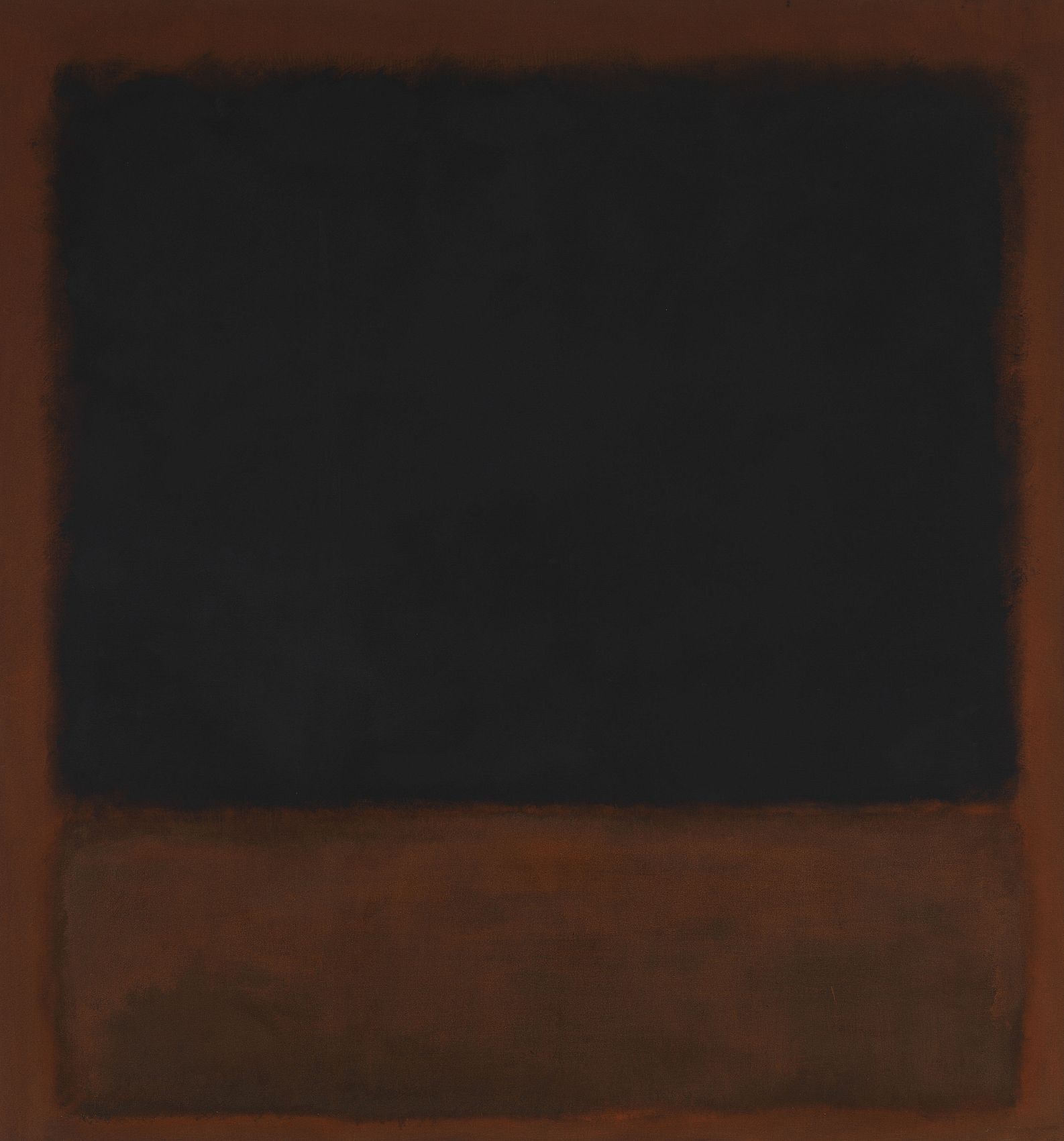 Untitled (Black, Red over Black on Red)