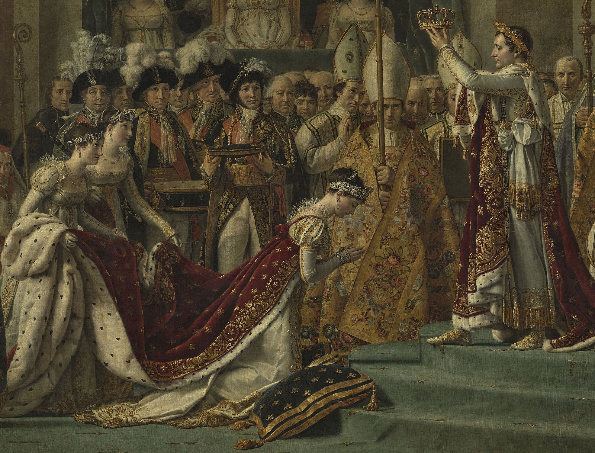 Sacre de l'empereur Napoléon Ier et couronnement de l'impératrice Joséphine 