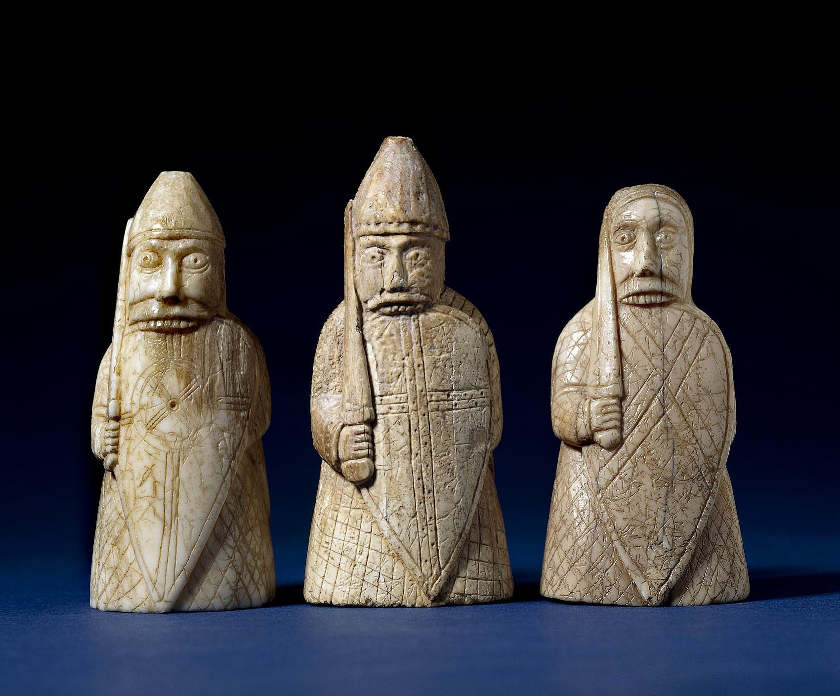 Les pièces du jeu d'échec de l’île de Lewis Les pièces du jeu d'échec de l’île de Lewis