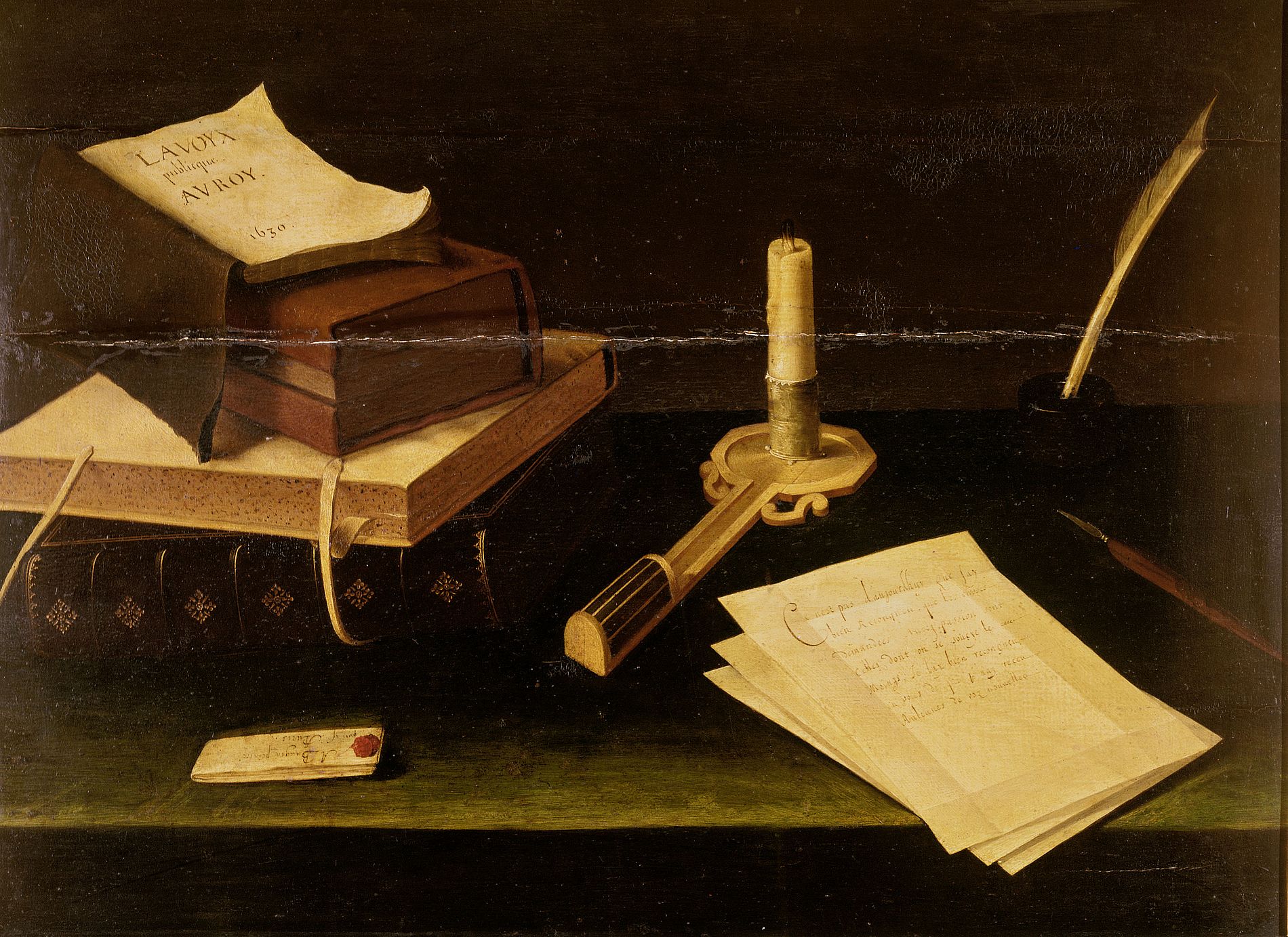 Nature morte à la chandelle