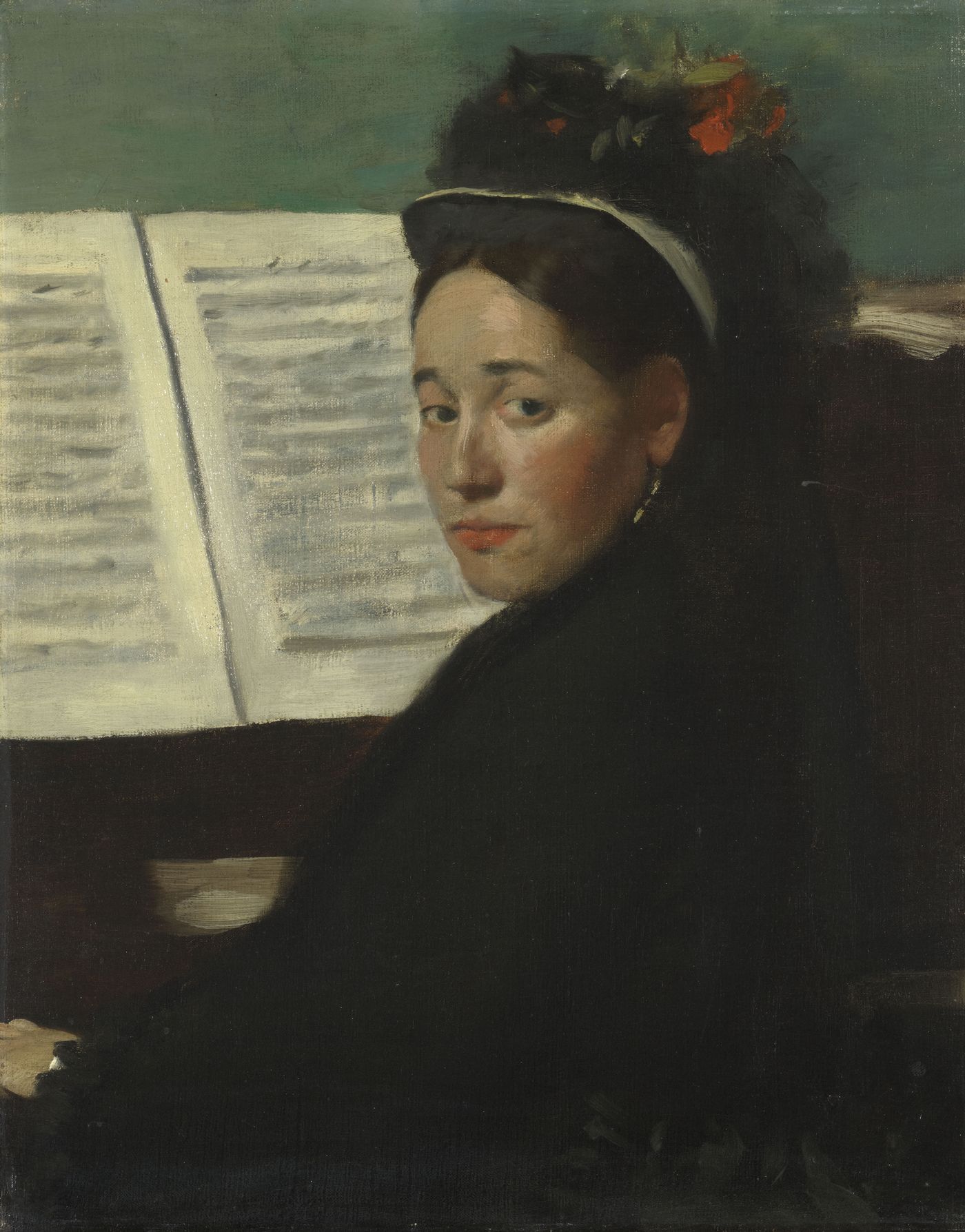 Mademoiselle Dihau au piano