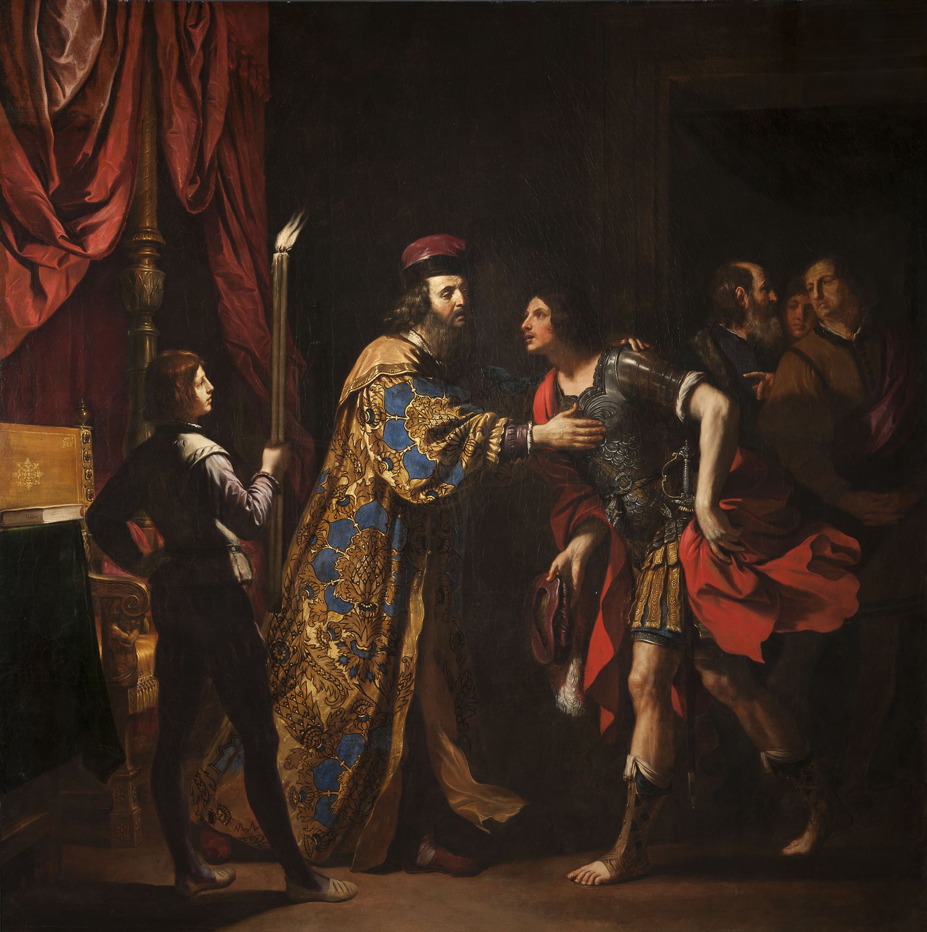 Les Adieux de Caton d'Utique à son fils