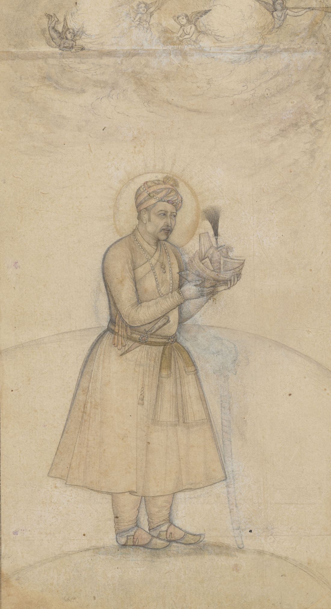 Portrait de l'empereur Akbar Portrait de l'empereur Akbar