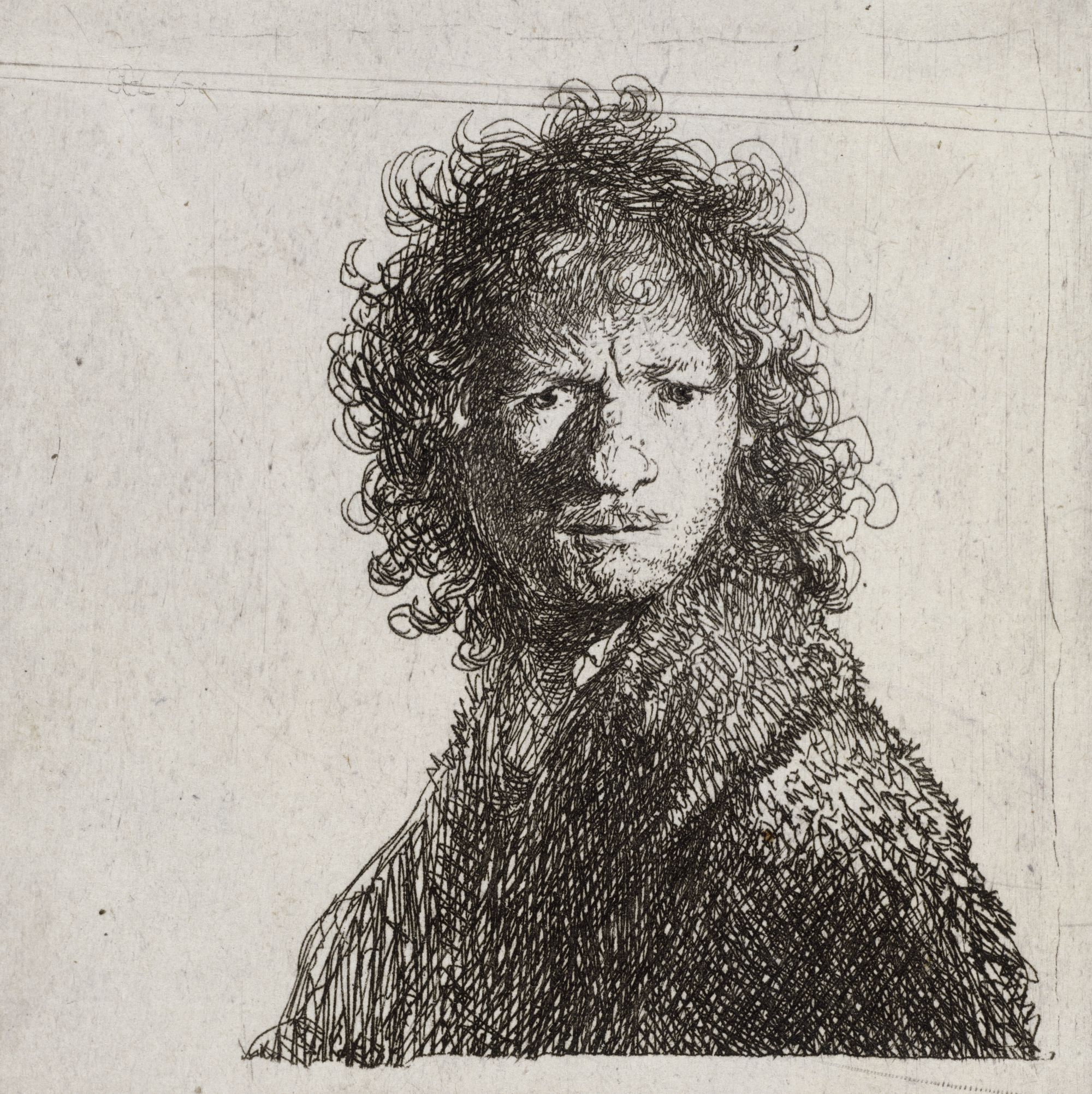 Rembrandt faisant la moue Rembrandt faisant la moue