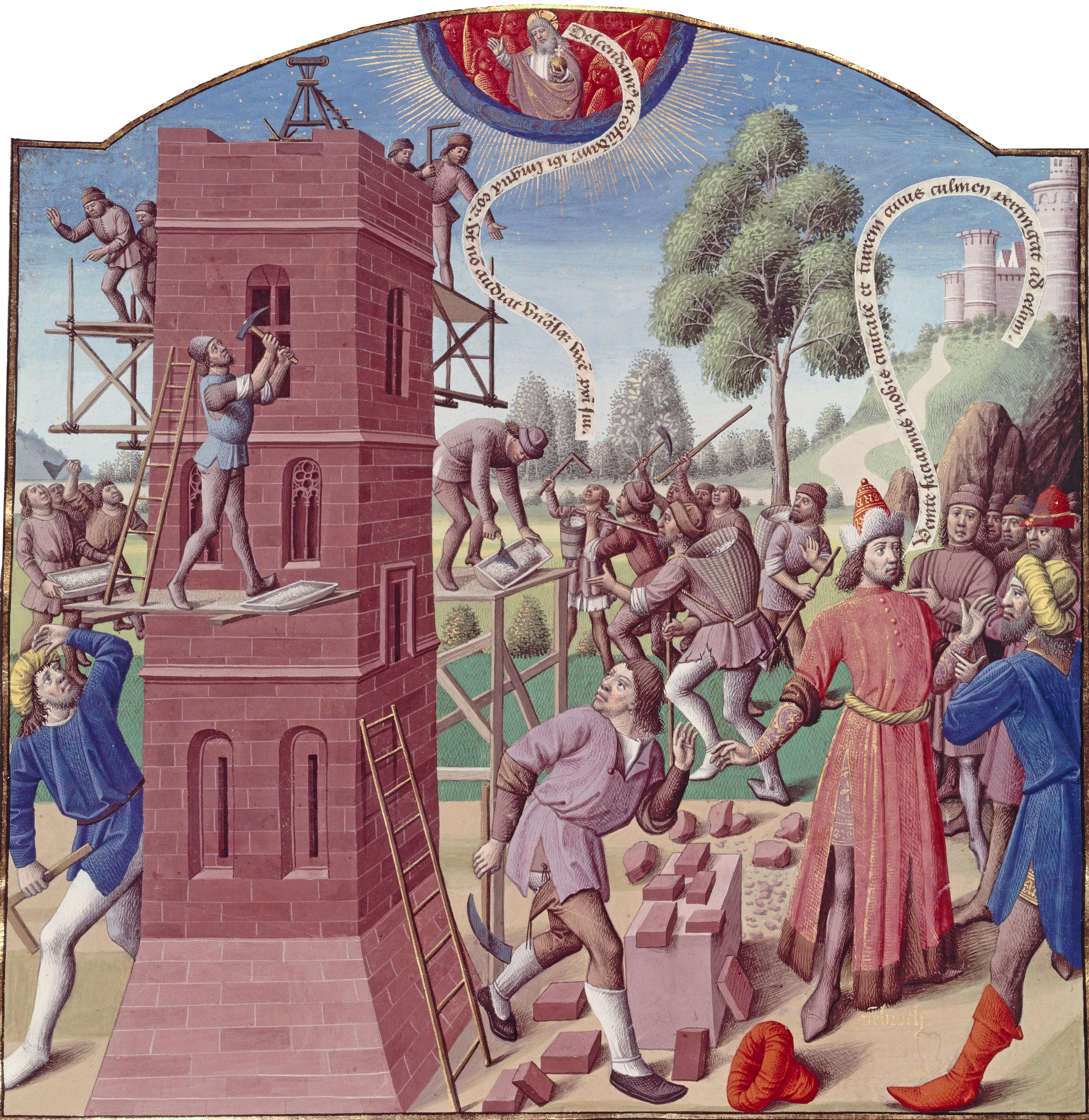 Construction de la tour de Babel par Nemrod Construction de la tour de Babel par Nemrod