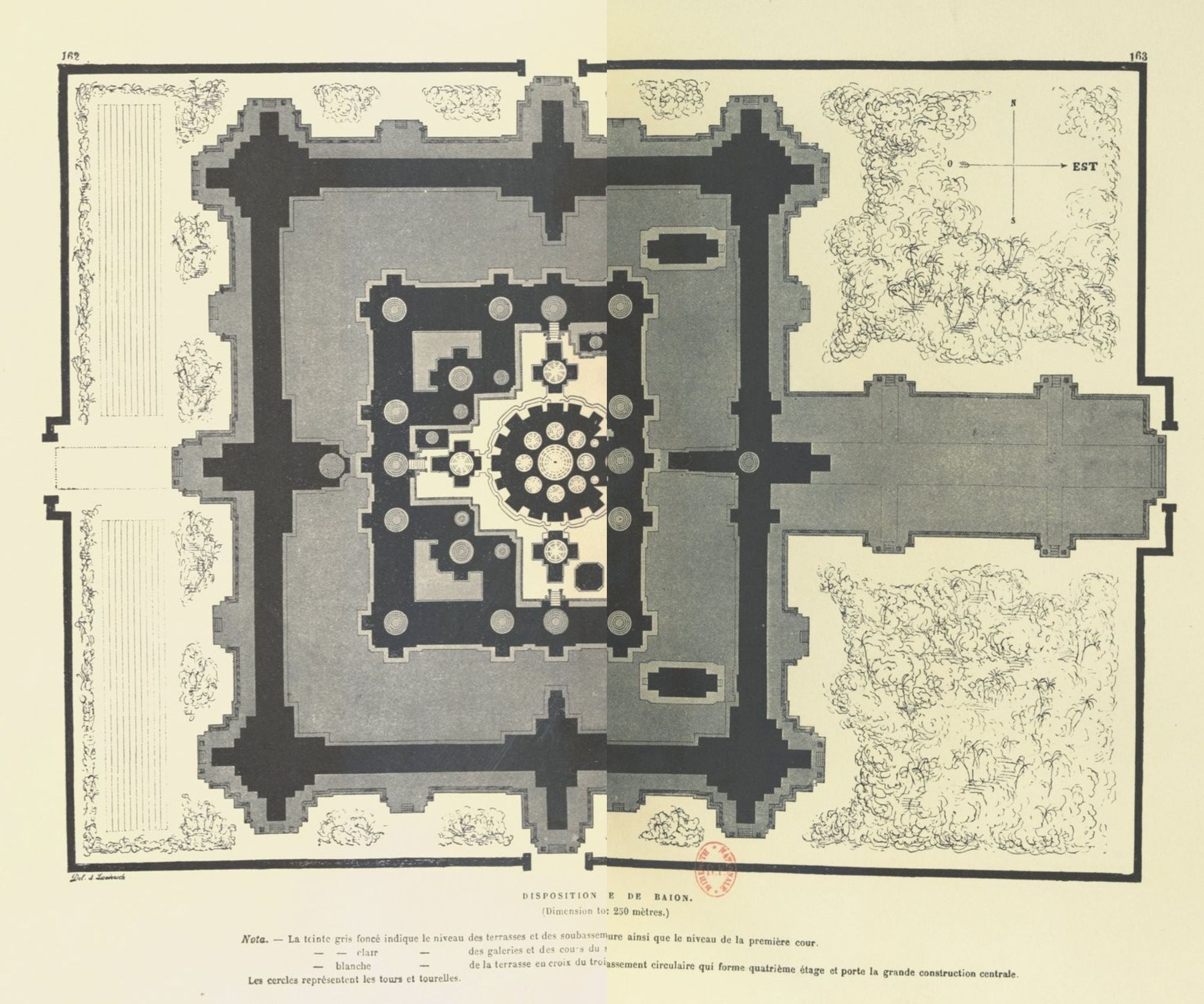 Plan du temple de Bayon Plan du temple de Bayon