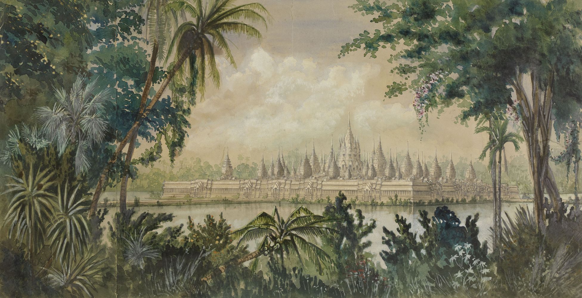 Angkor Thom. Reconstitution du Bayon Angkor Thom. Reconstitution du Bayon