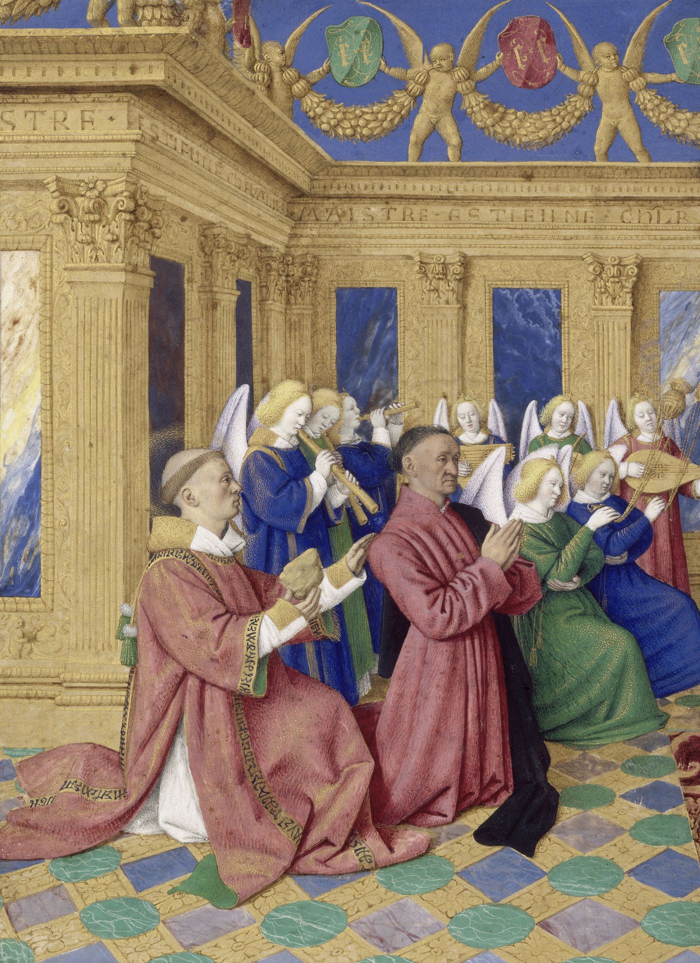 Étienne Chevalier présenté par saint Etienne à la Vierge et à l'Enfant