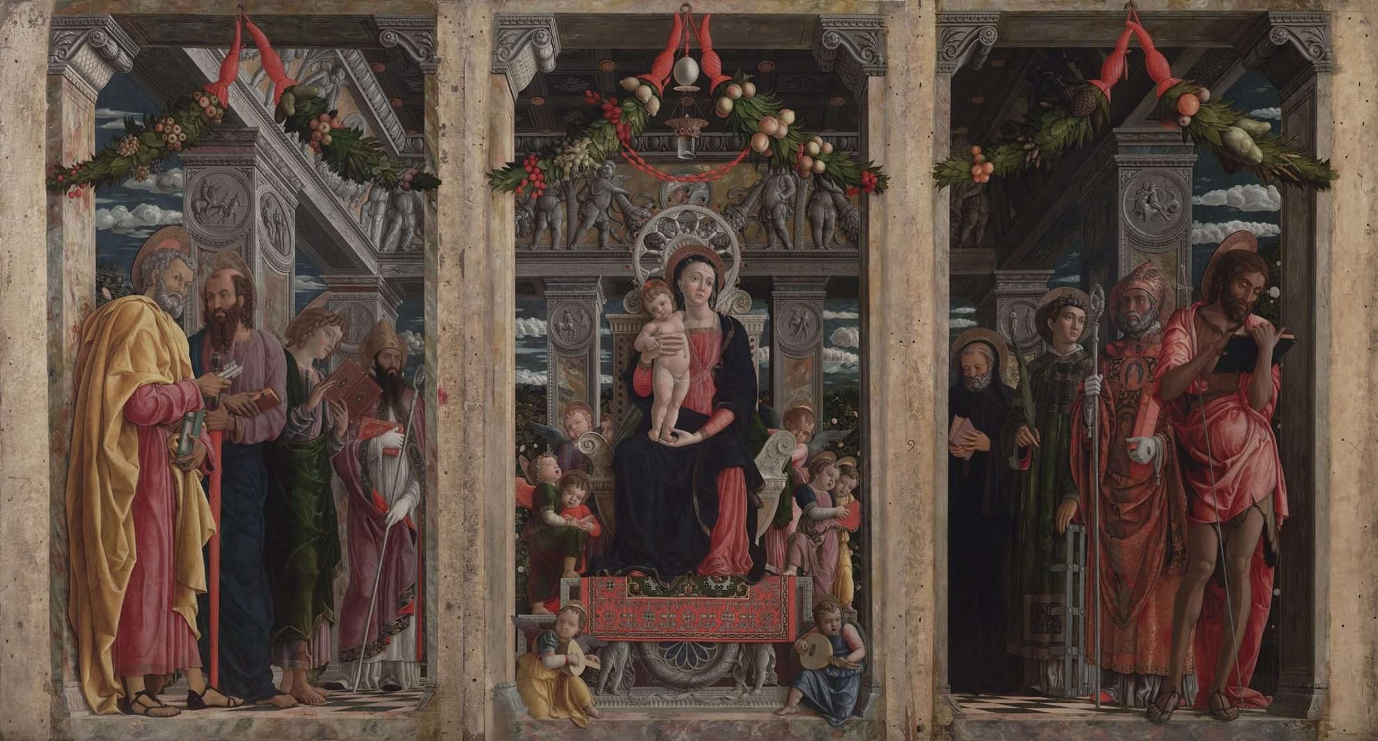Vierge à l'Enfant entourée de saints