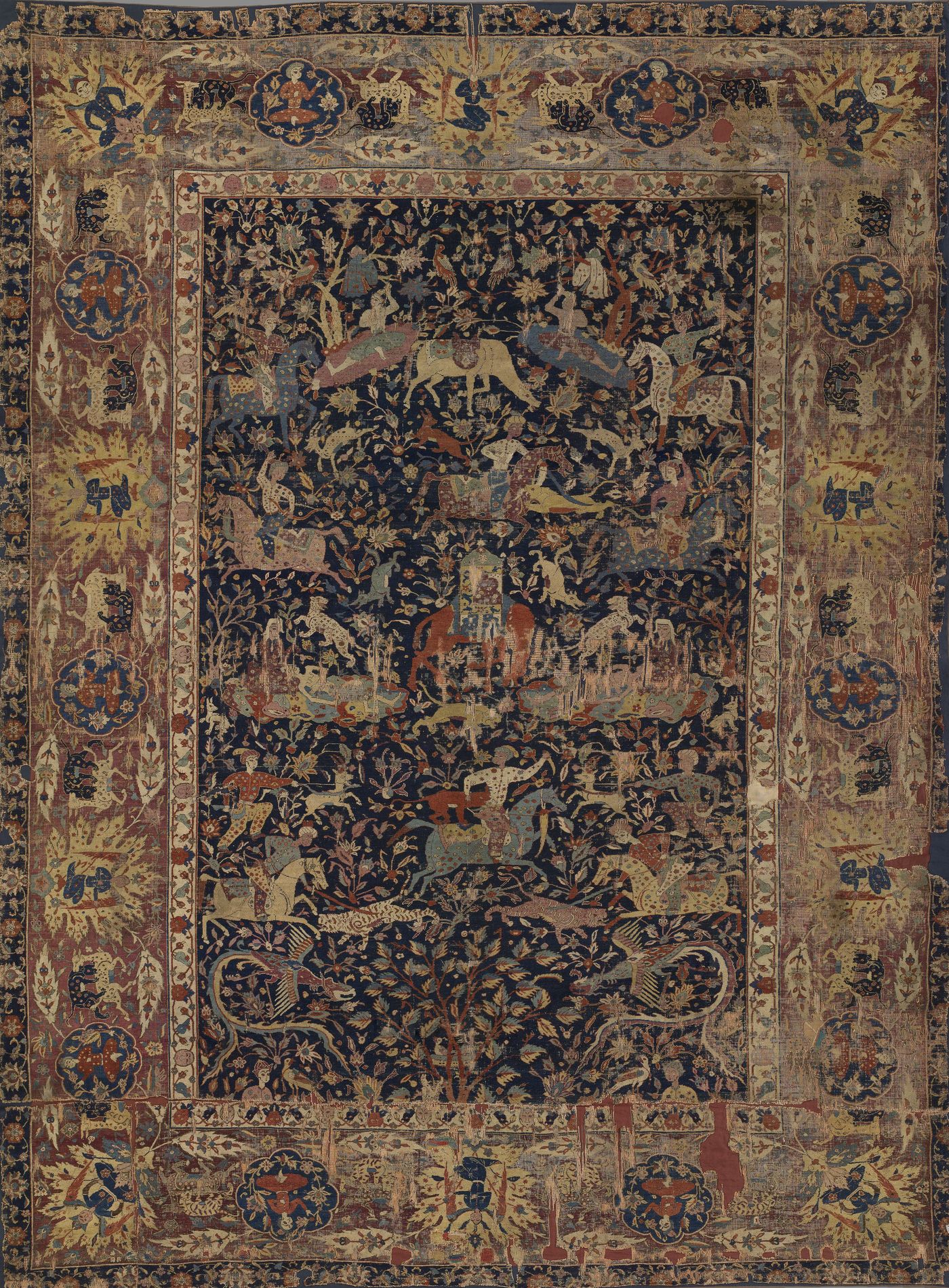 Tapis à décor figurés dit Sanguszko Tapis à décor figurés dit Sanguszko