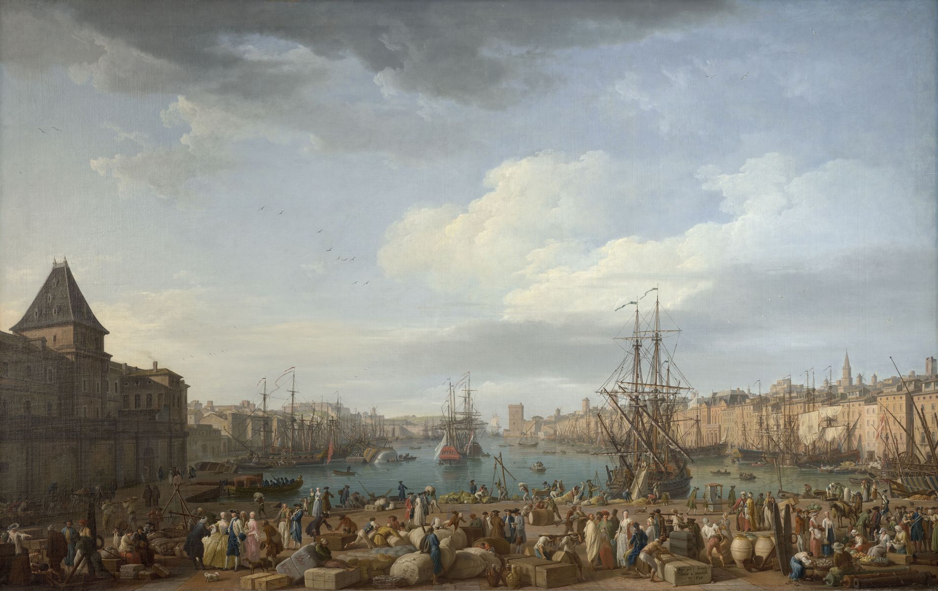 L'Intérieur du port de Marseille