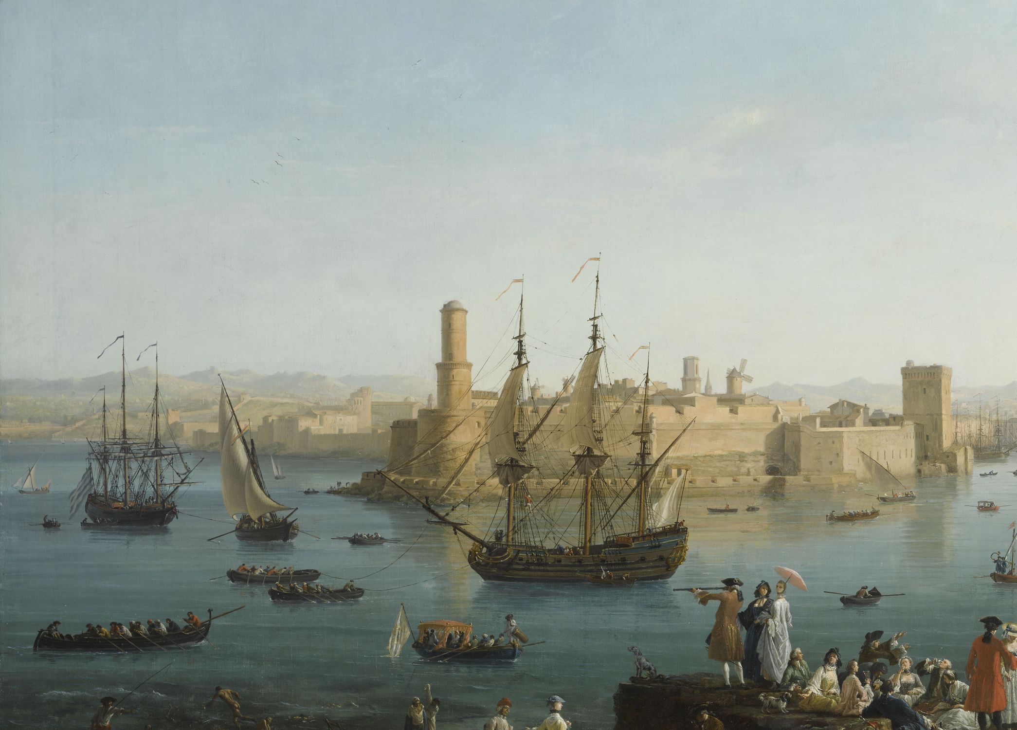 L'Entrée du port de Marseille