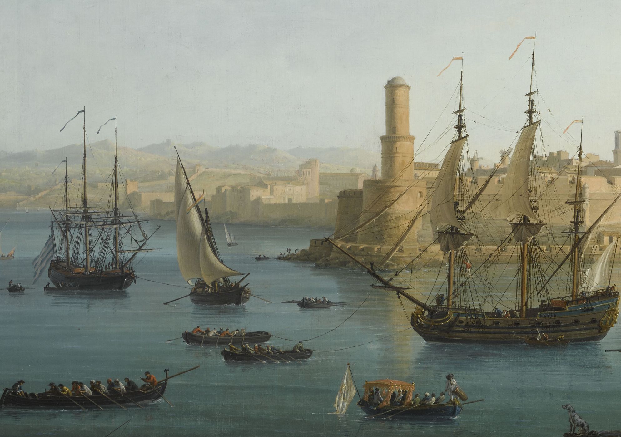 L'Entrée du port de Marseille