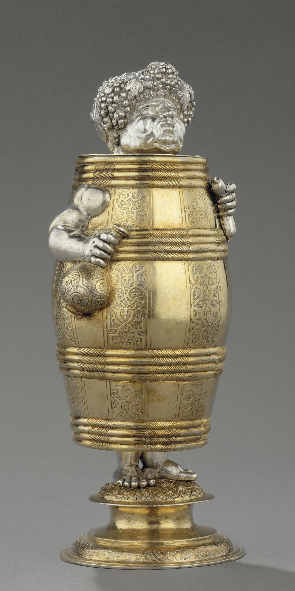 Gobelet - Bacchus dans son tonneau