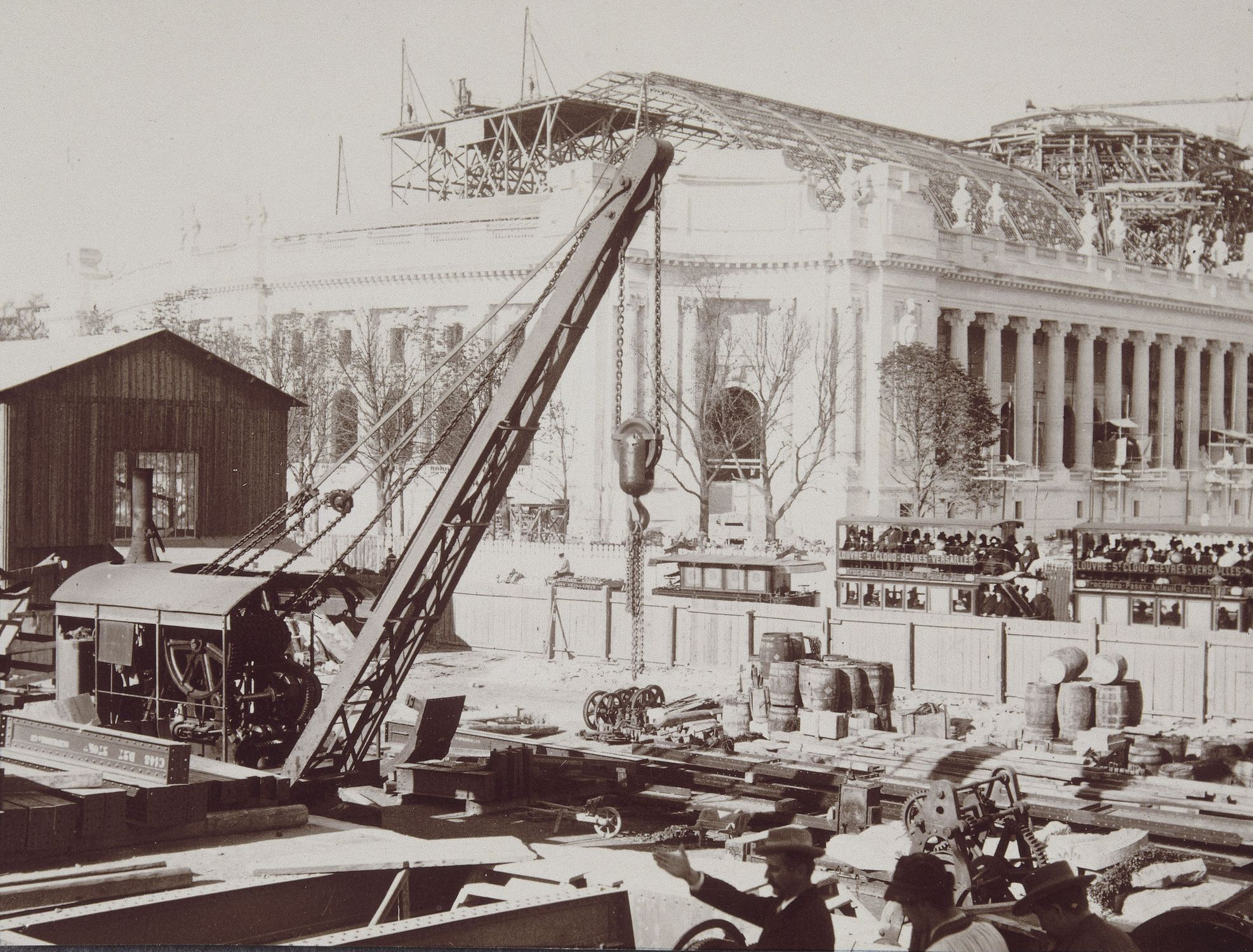 Construction du Grand Palais