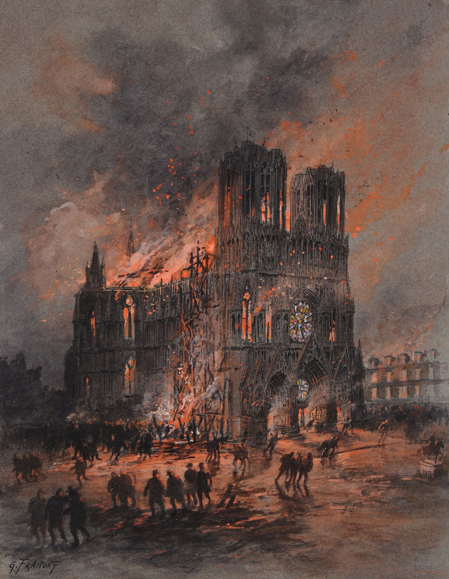 Incendie de la cathédrale de Reims