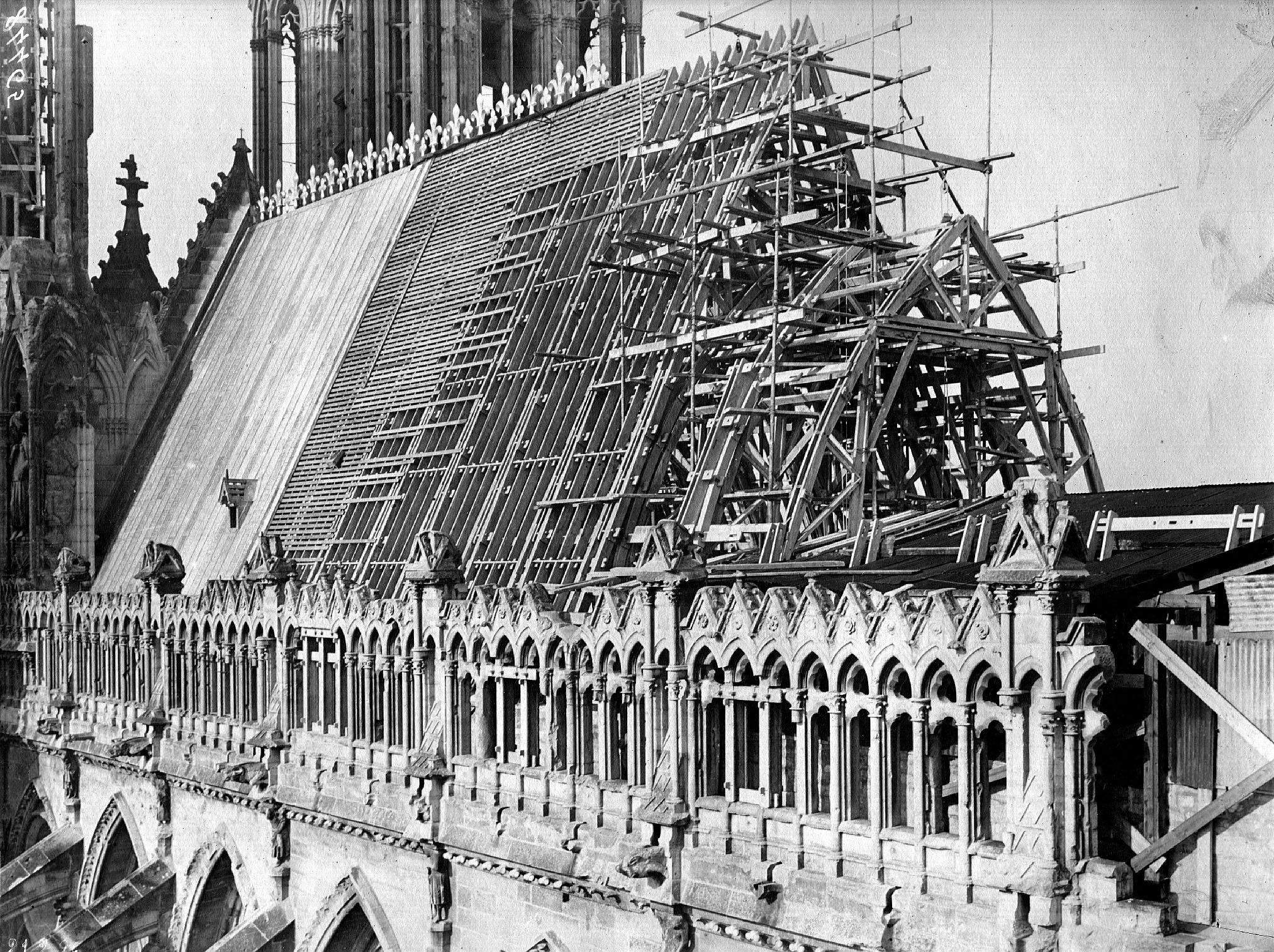 La Charpente sud-est de la cathédrale