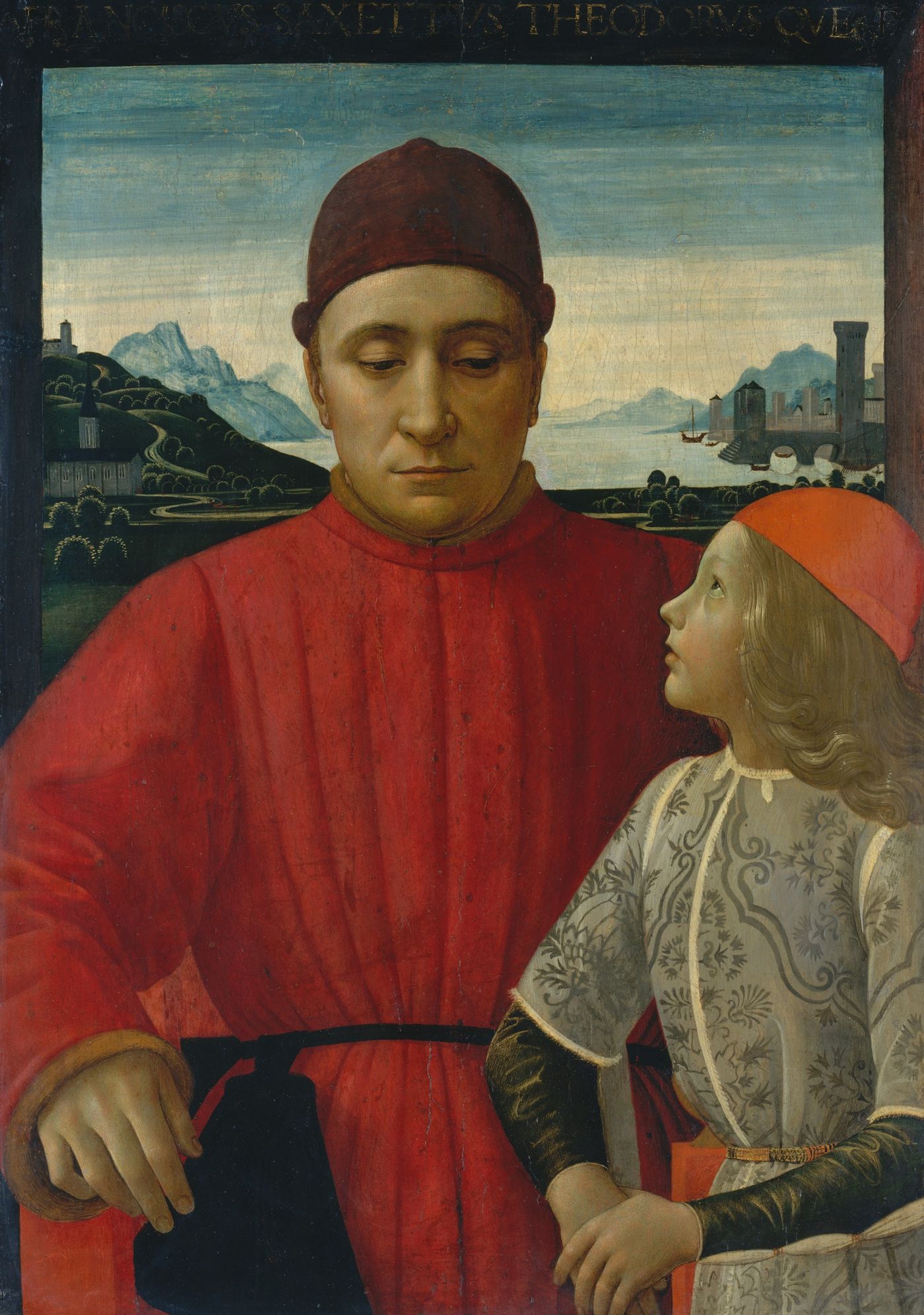 Francesco Sassetti et son fils Teodoro