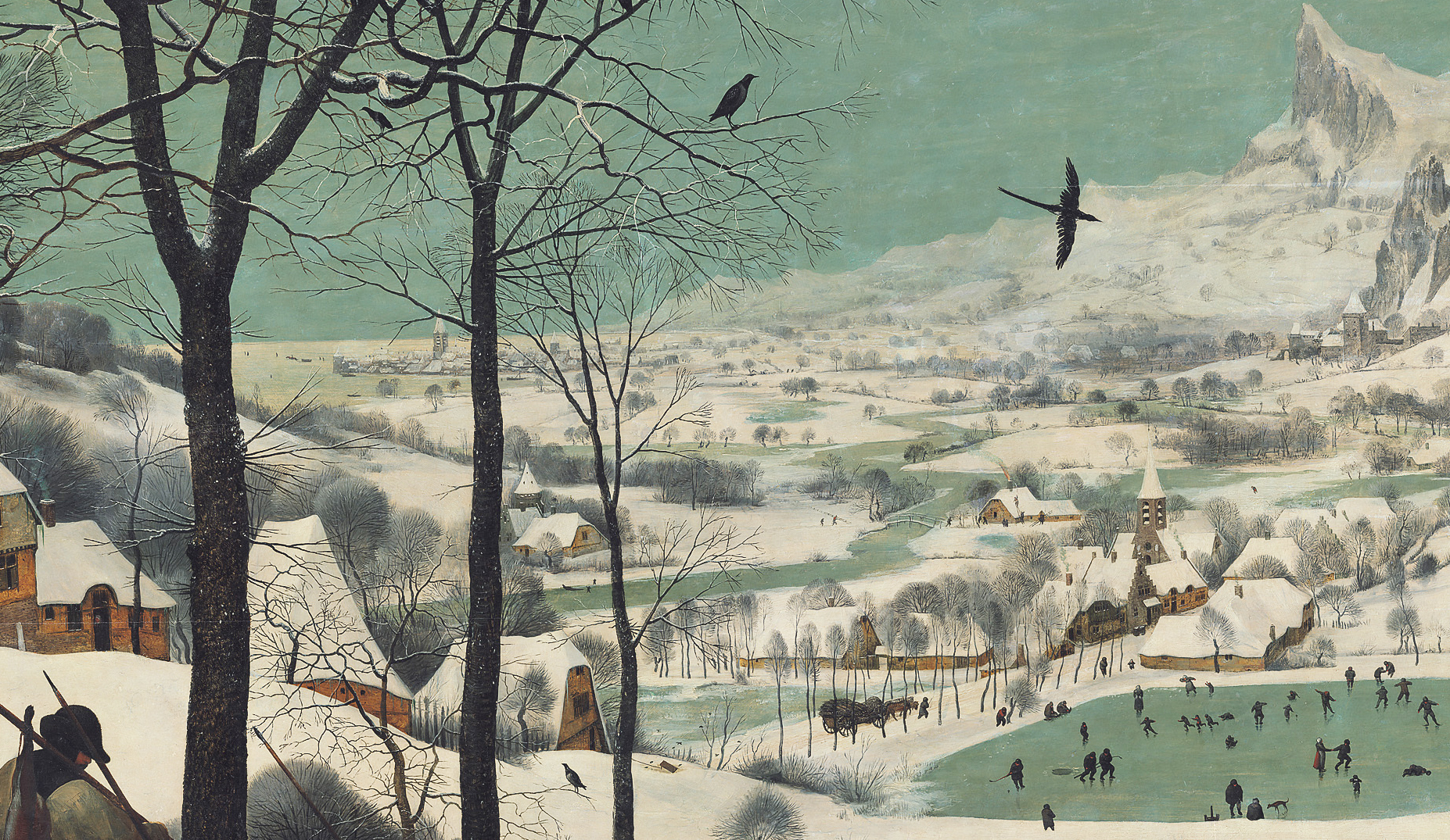 Chasseurs dans la neige