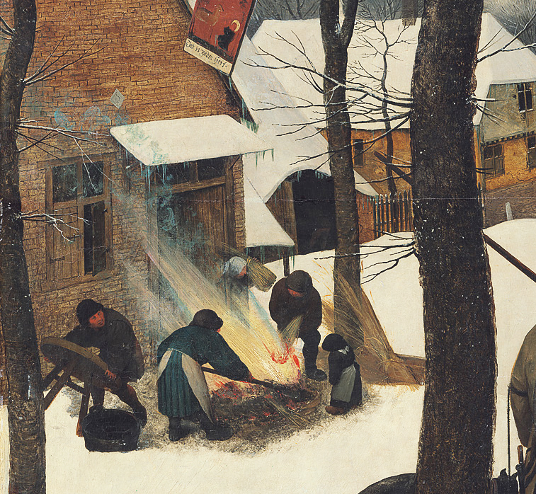 Chasseurs dans la neige