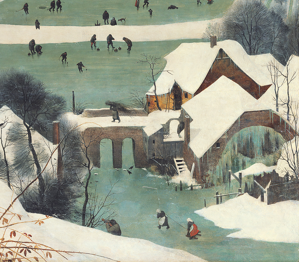 Chasseurs dans la neige