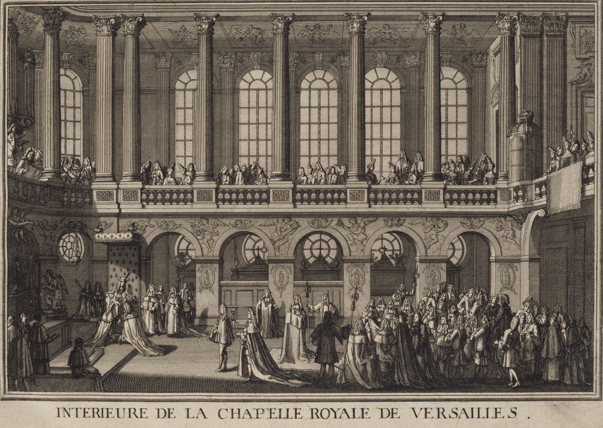 Intérieur de la chapelle royale de Versailles