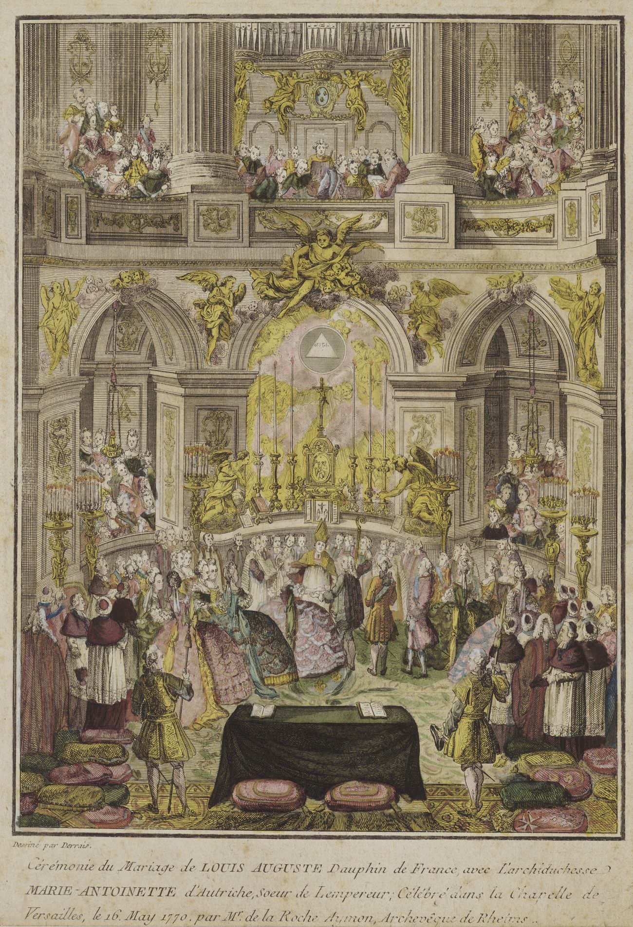 Cérémonie de mariage de Louis-Auguste, Dauphin de France, avec l'archiduchesse Marie-Antoinette d'Autriche