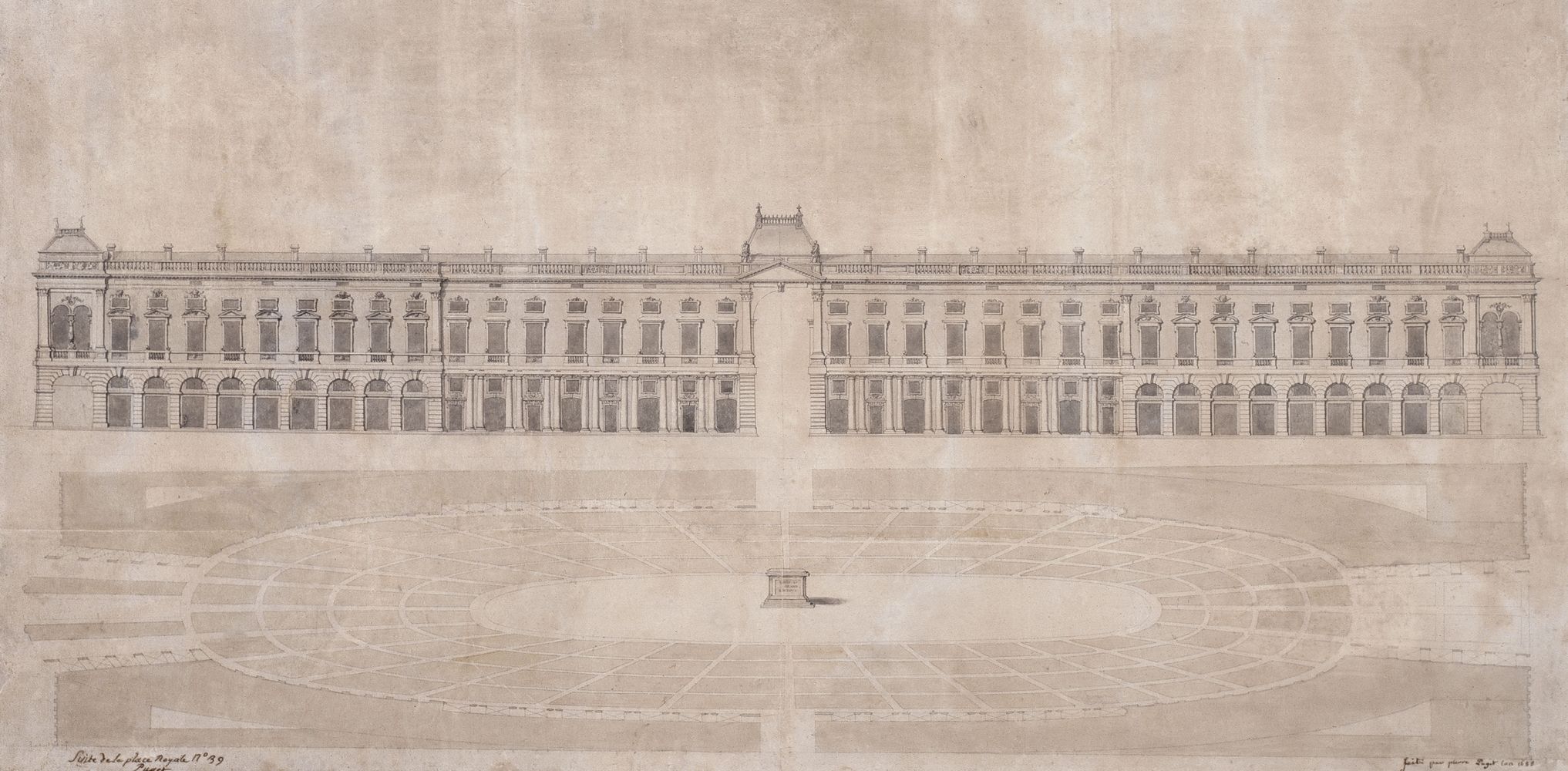 Projet de place royale à Marseille