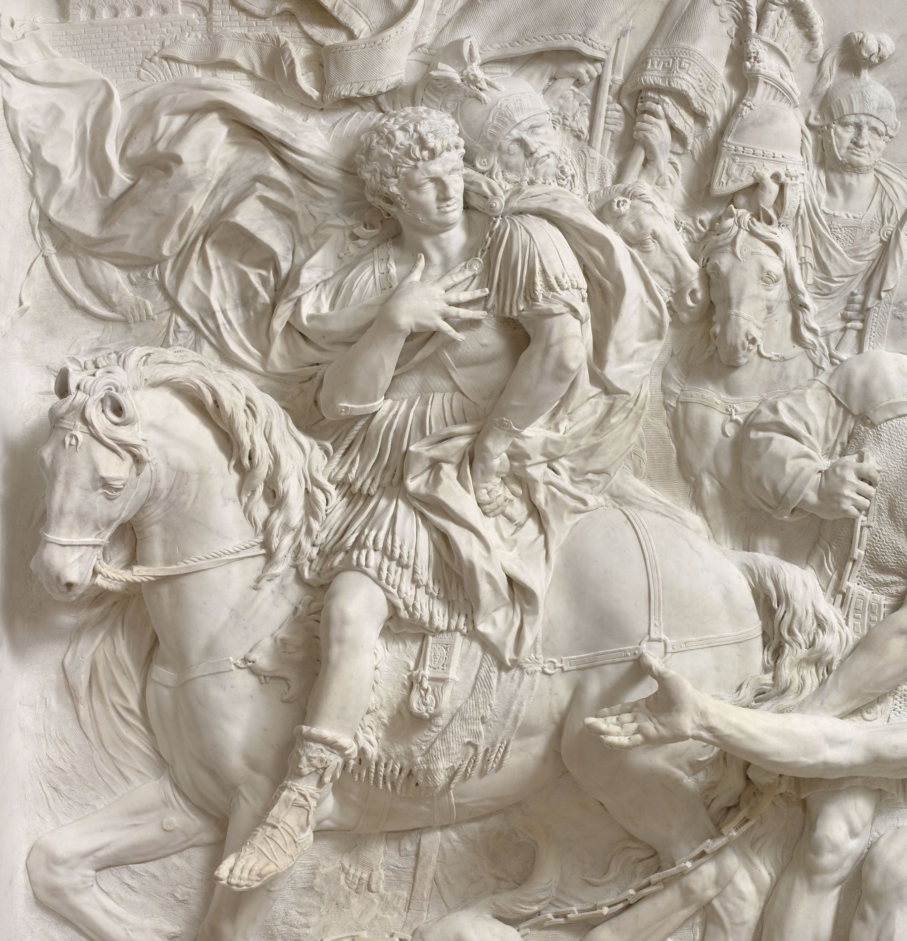 Rencontre d'Alexandre et de Diogène