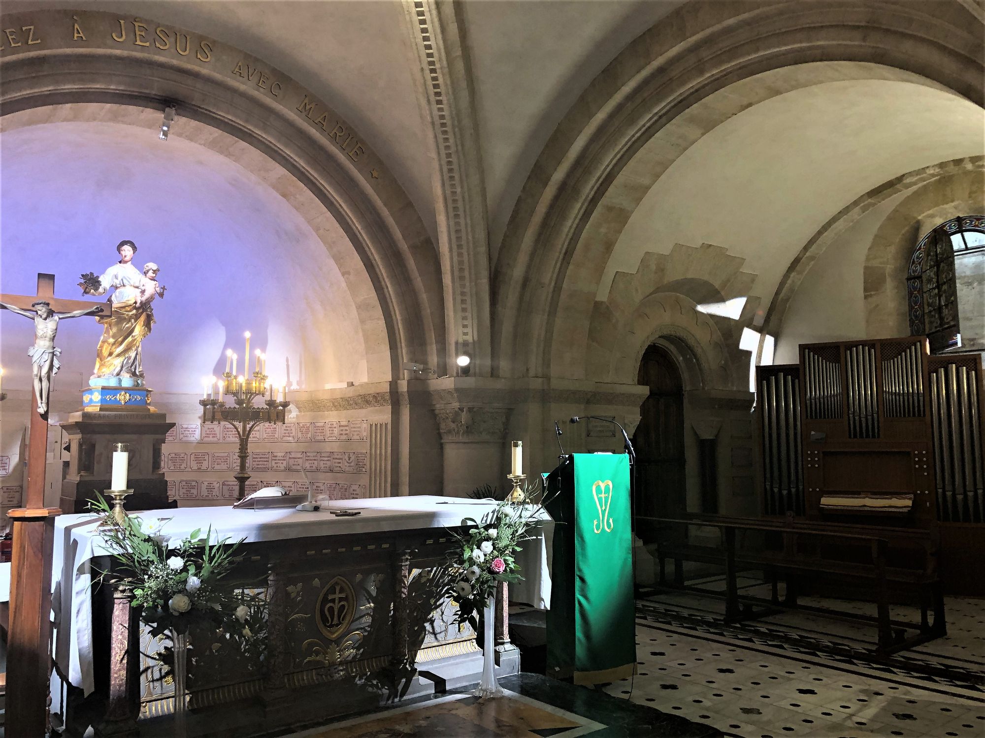 Crypte de la basilique Notre-Dame de la Garde