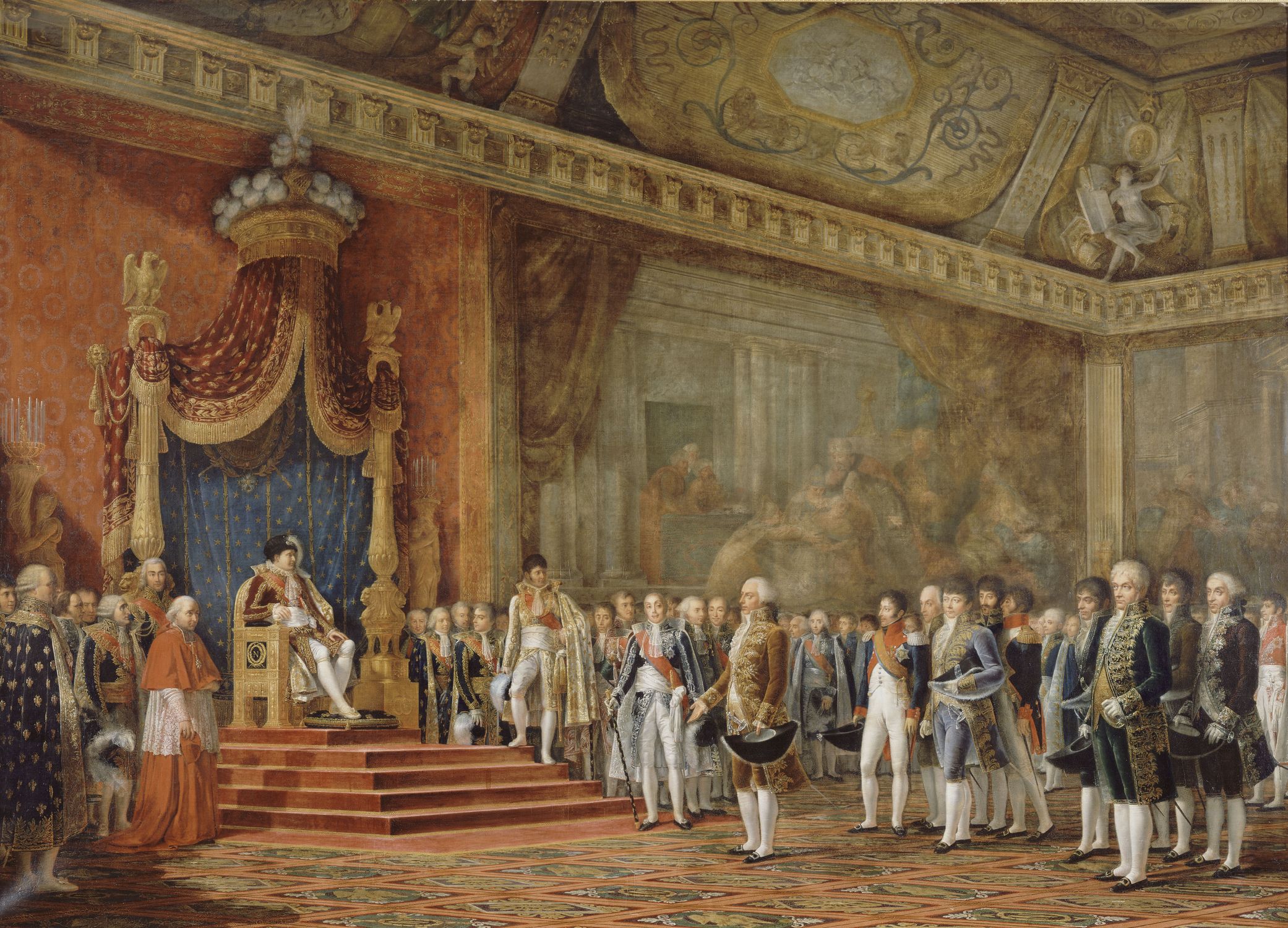 La Députation du Sénat romain offrant ses hommages à Napoléon Ier, 16 novembre 1805