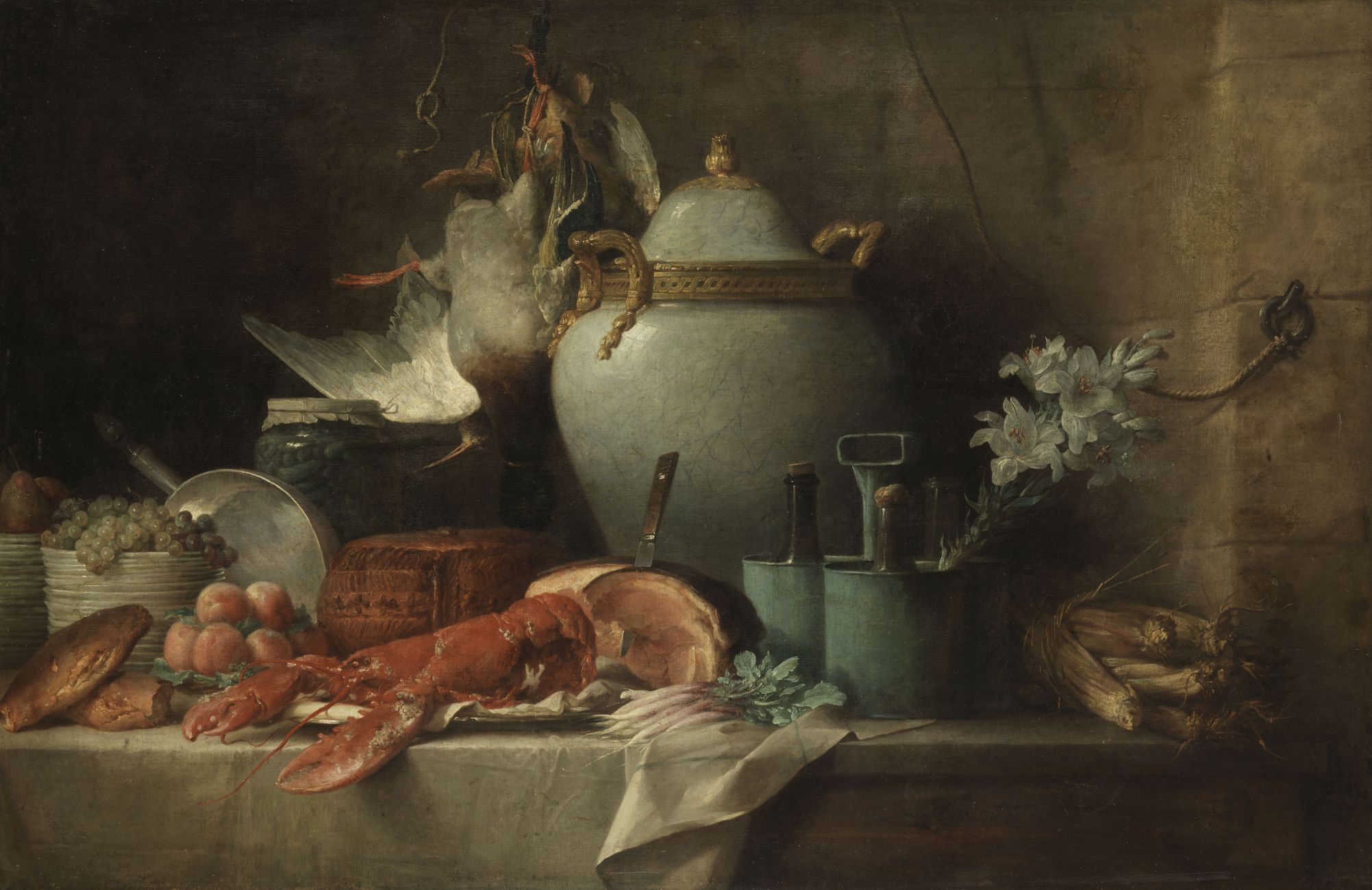 Nature morte au homard Nature morte au homard