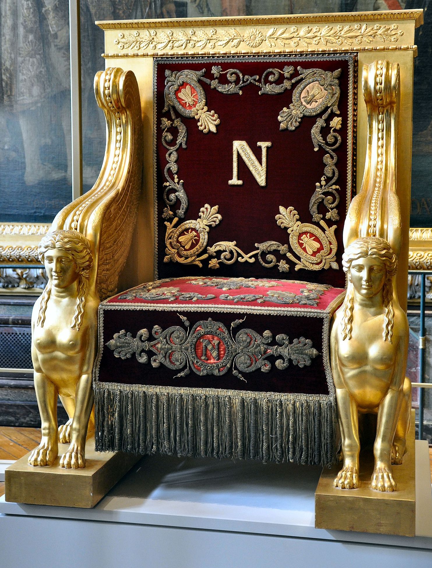 Trône de Napoléon Ier au Sénat