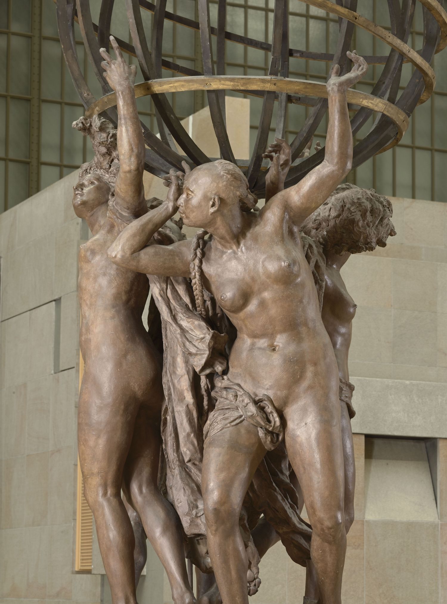 Les Quatre Parties du monde soutenant la sphère céleste Les Quatre Parties du monde soutenant la sphère céleste