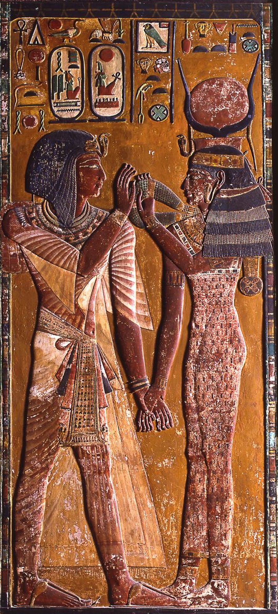 Relief de Séthi Ier et Hathor