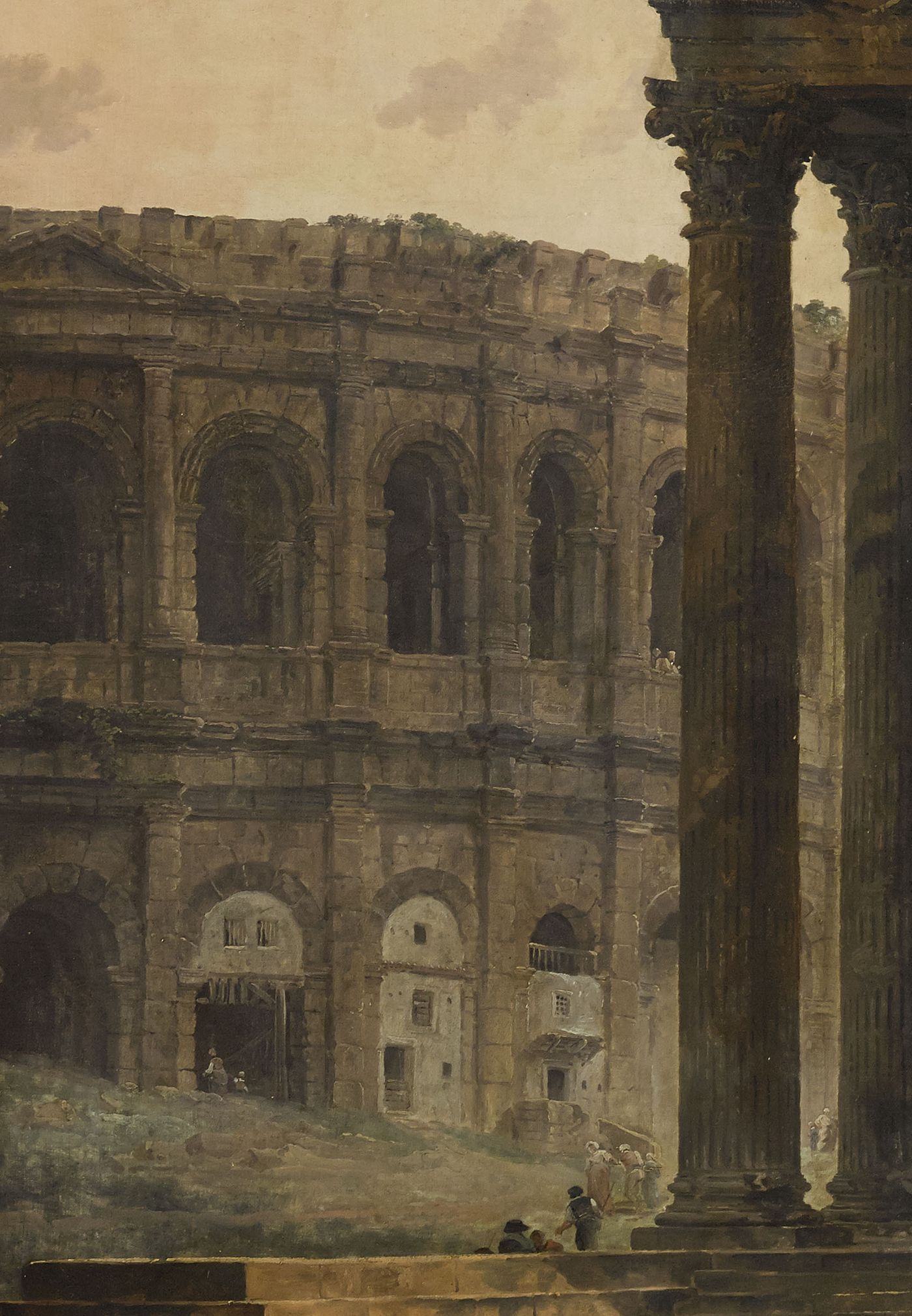 La Maison carrée, les arènes et la tour Magne à Nîmes