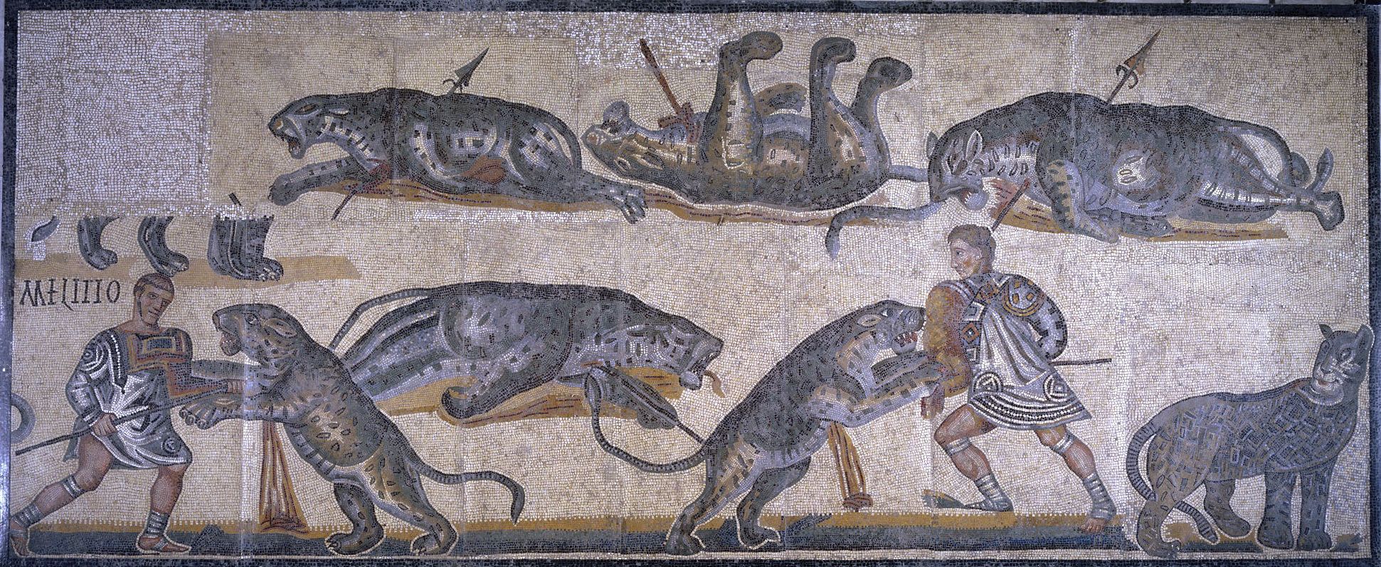 Gladiateurs et fauves